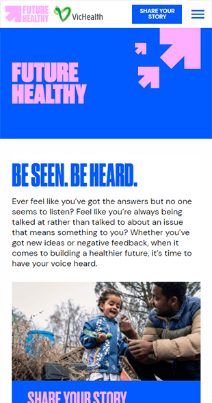 VicHealth – Future Healthy